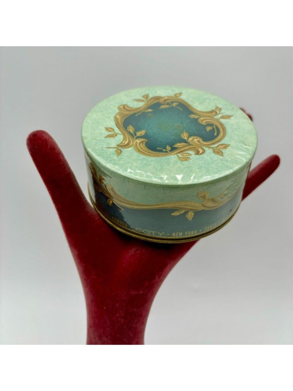 1940s  Paris De Cody Air Spun Face Powder Box ONLY-Collectible